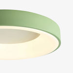 Charger l'image dans la visionneuse de galerie, Lampe de plafond Lumiflexa Sleek Circle - Design minimaliste pour salons modernes