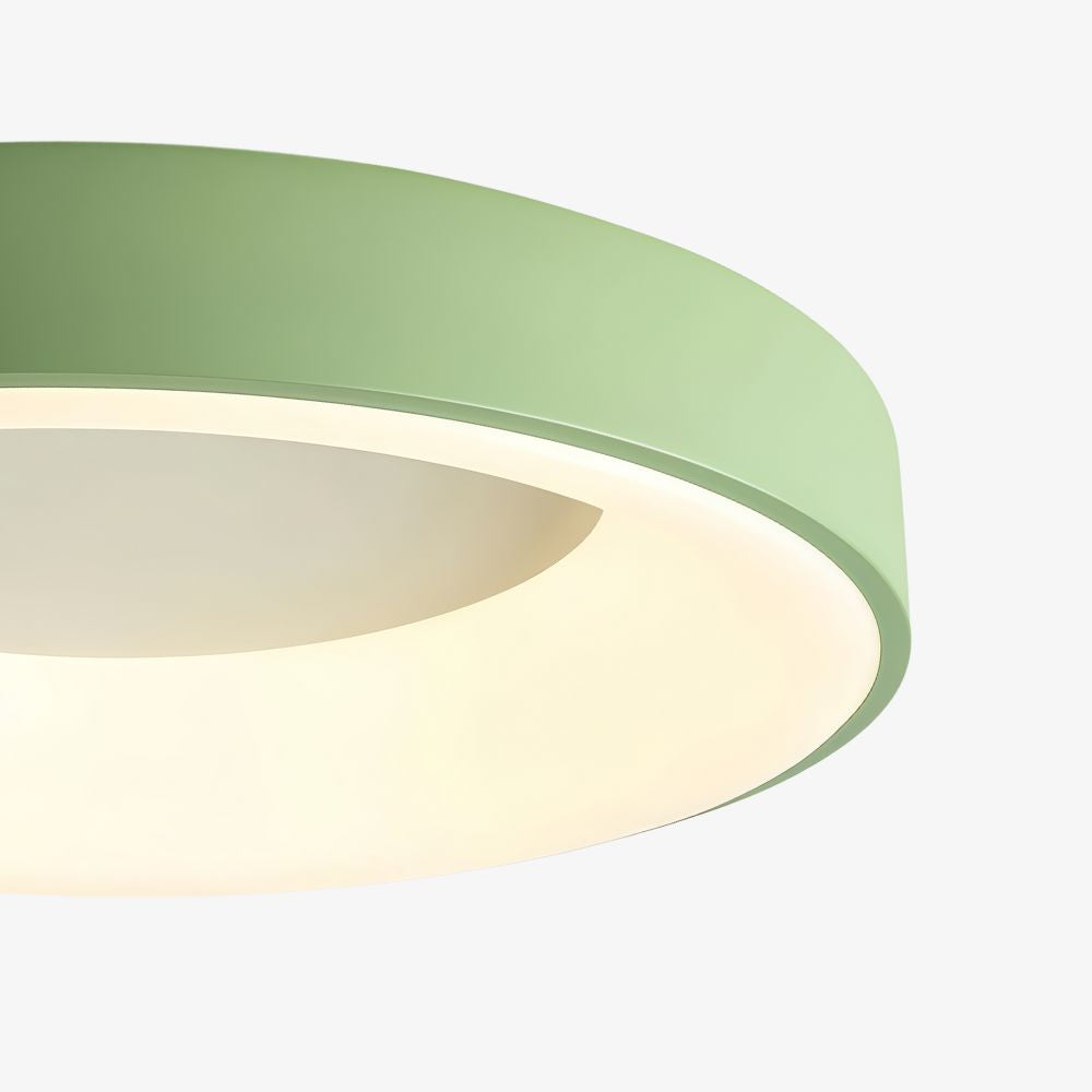 Lampe de plafond Lumiflexa Sleek Circle - Design minimaliste pour salons modernes
