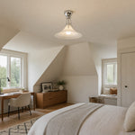 Cargar imagen en el visor de la Galería, Kallera Magnolia Ceiling Light – Gradient Design Lampshade for Bedroom and Hallway