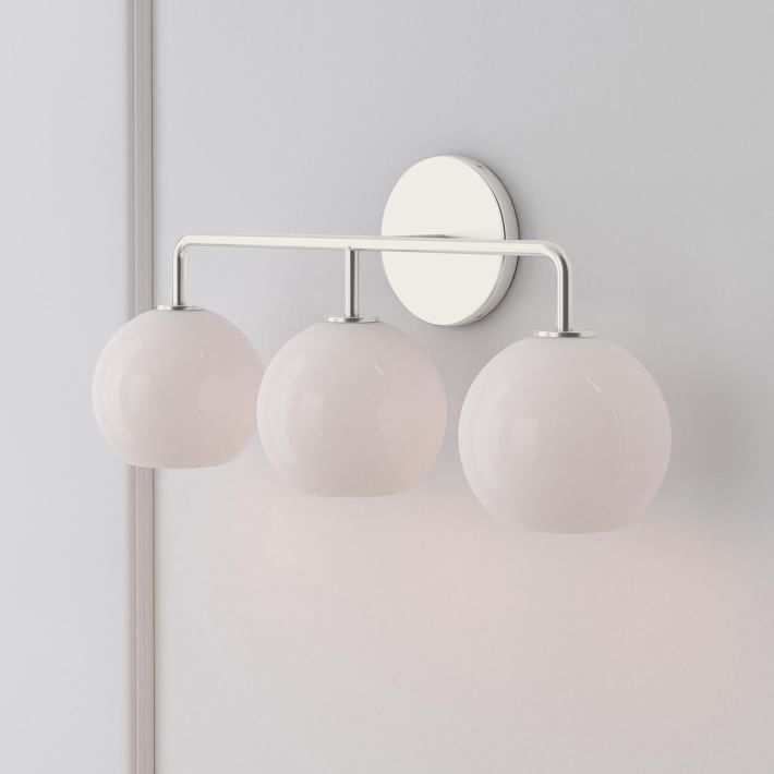 Selvion Artistic Globe Sconce Light - Handcrafted Glass Sculptural Wall Fixture