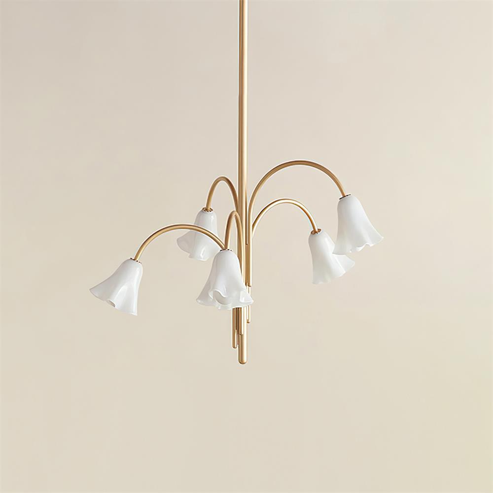 Bellina Modern Blooming Flower Chandelier – Soft Ambient Lighting for Contemporary Spaces