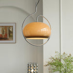 Load image into Gallery viewer, Rounded Glass Chrome Swag Pendant Light