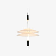 Lámpara Colgante Plumeo Flamingo de Múltiples Capas - Luminaria Minimalista para Salones Modernos N54