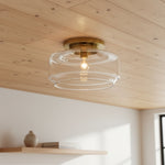 Cargar imagen en el visor de la Galería, Lámpara de Techo Empotrada Estilo Elegante Ulavione con Forma Clásica para Espacios Interiores