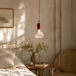 Cargar imagen en el visor de la Galería, Prismatic French Leather Pendant Light 12