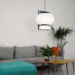 Load image into Gallery viewer, Rounded Layered Paper Plug-In Pendant