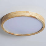 Charger l'image dans la visionneuse de galerie, Plafonnier LignoForma en forme géométrique - Plafonnier LED contemporain en bois pour chambre et salon