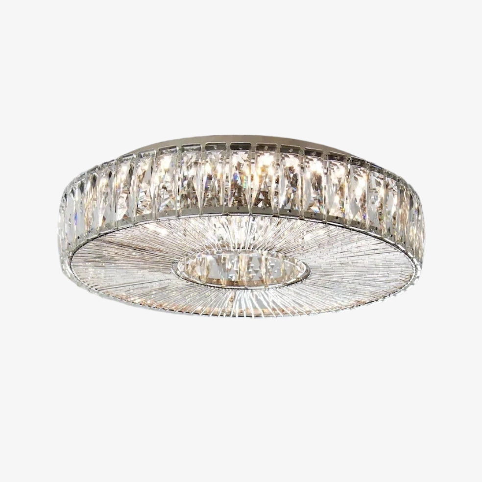 Clereon Elegante Runde Deckenleuchte – Modernes Glasdesign für Wohnzimmer