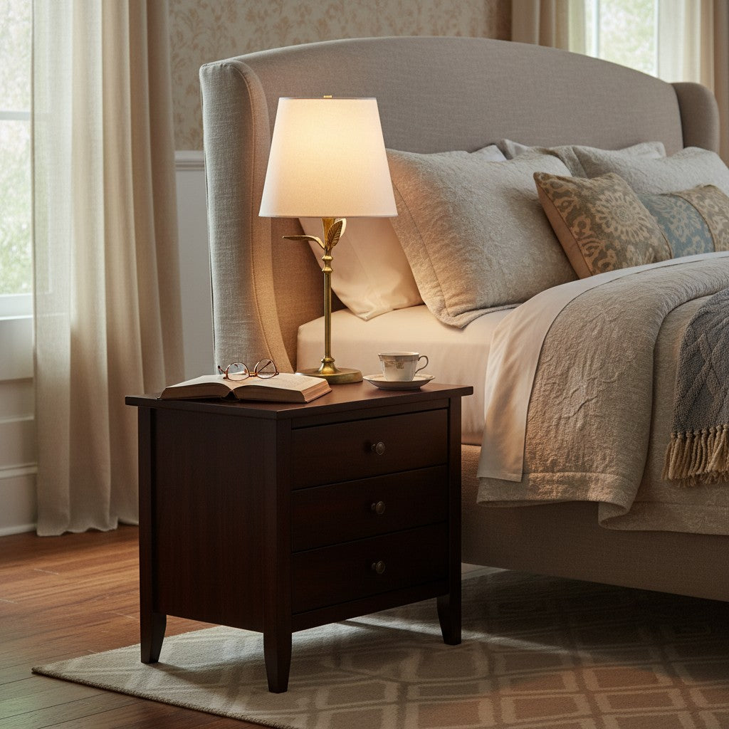 Roven Botanical Forged Metal Vintage Table Lamp - Rustic Accent for Living Room and Bedroom