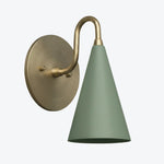 Load image into Gallery viewer, Curved Metal Shade Sconce Vintage Style Wall Light - Entryway Stairwell Lighting