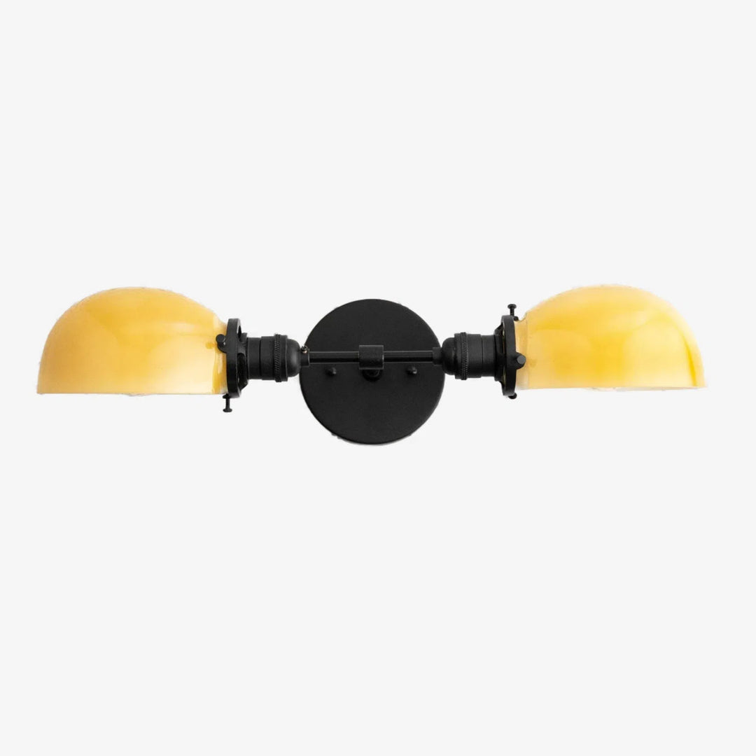 Ornato Luxe Art Deco Vanity Sconce – Opal Glass Wall Light for Bathroom & Dressing Room