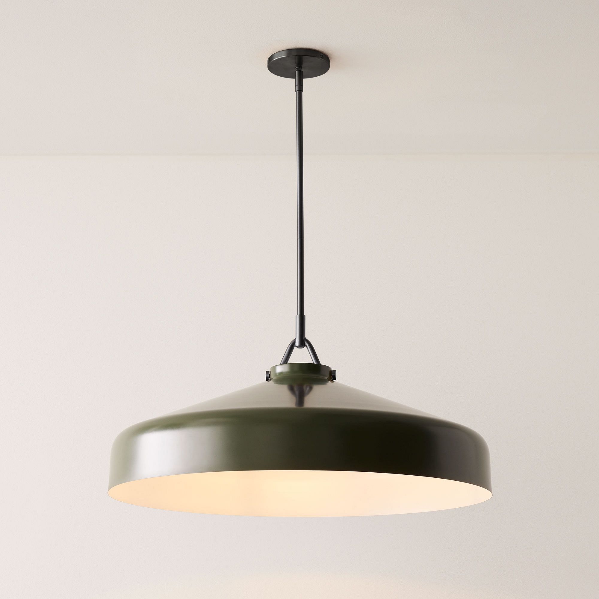 Hanton Nordic Metal Morandi Metal Pendant Light — Nordic Minimalist Fixture