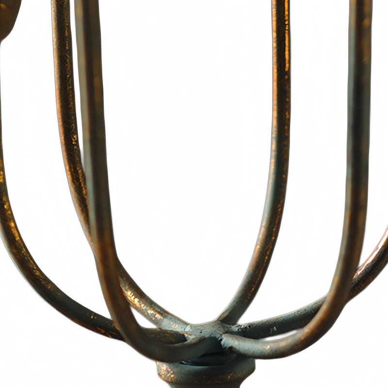 curved iron arm construction detail