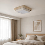 Cargar imagen en el visor de la Galería, Travertine Fabric Flush Mount Ceiling Light