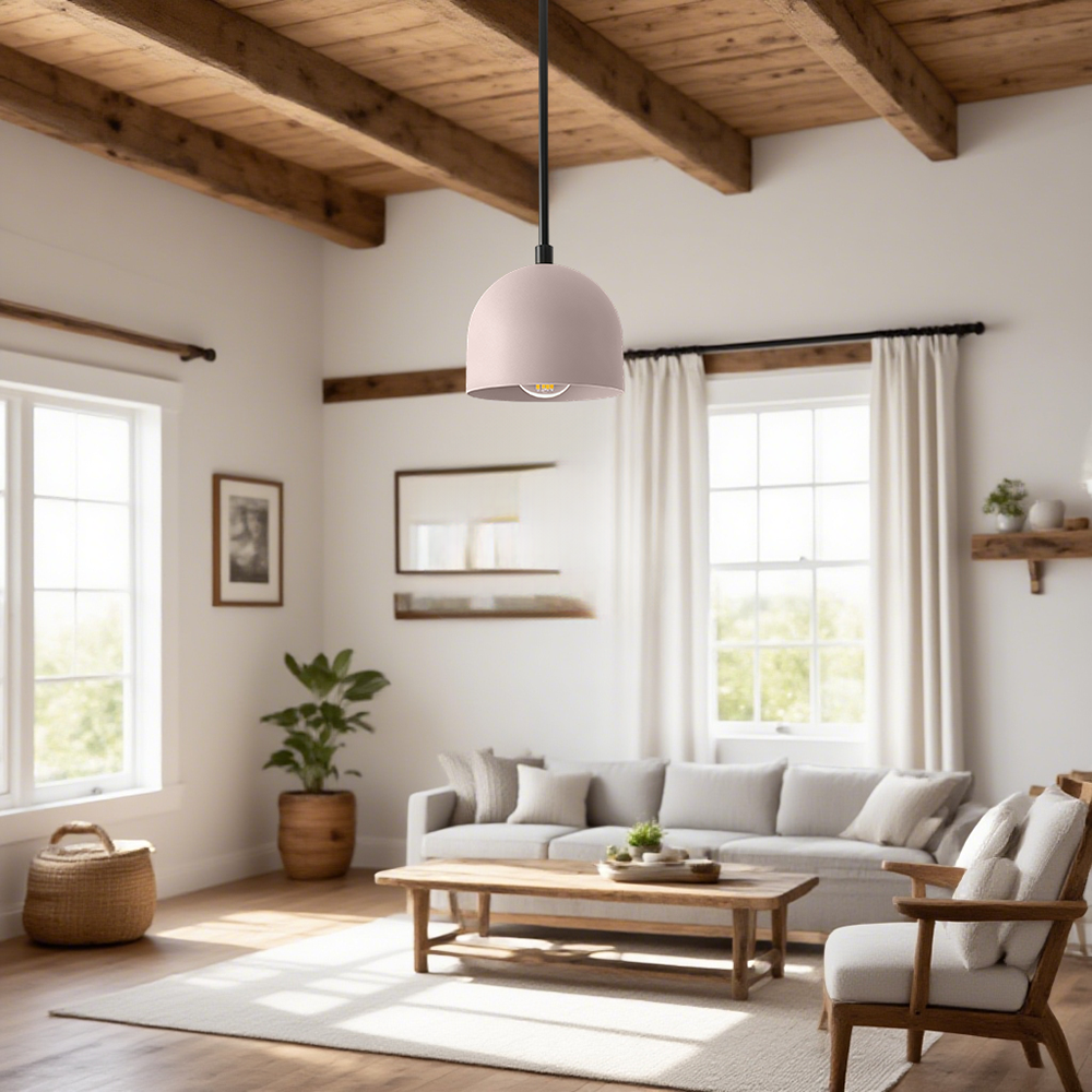 Suspension Farmhouse – Suspension Vanity avec dôme coloré