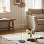 Load image into Gallery viewer, Clinco Artistic Glass Globe Floor Lamp — Modern Designer Lighting for Living Room and Bedroom

