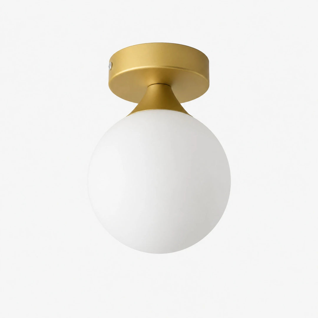 Metal vintage glass ceiling light
