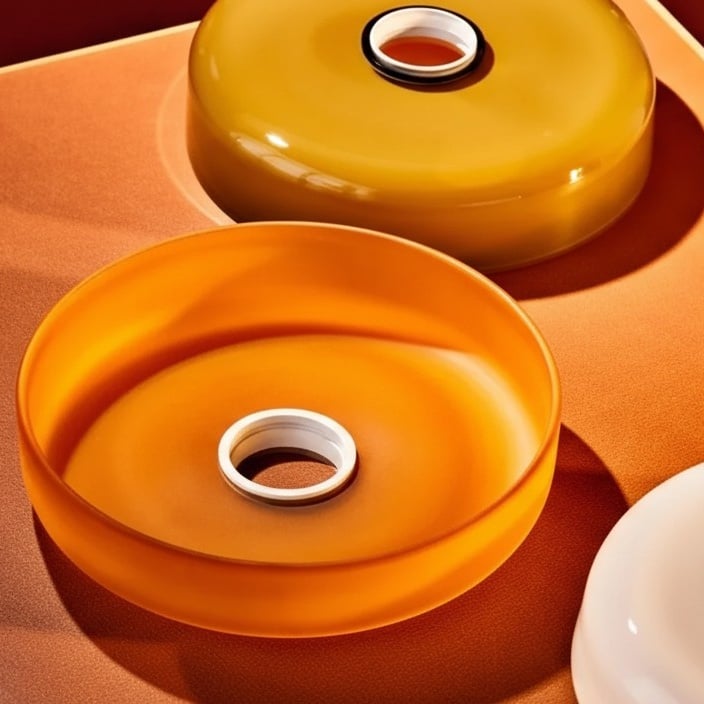 Lámpara de Techo y de Pared Glasenti Halo Disco Orb – Iluminación Escultural Moderna para Espacios Habitables N33