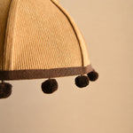 Load image into Gallery viewer, Patchwork Fabric Pom-Pom Pendant Light