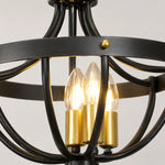Bild in Gallery-Viewer laden, Black ring frame and brass accent screw detail