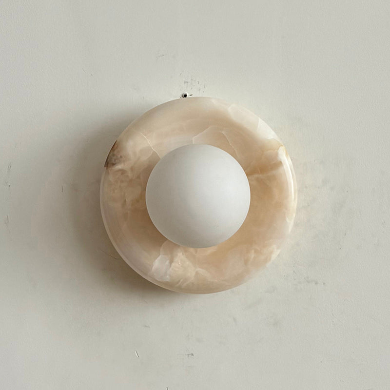 Applique Orli en jade blanc
