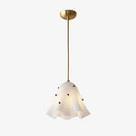 Charger l&#39;image dans la visionneuse de galerie, Bellina Wave-Edge Glass Pendant Lamp — Organic Contemporary Style for Dining &amp; Living
