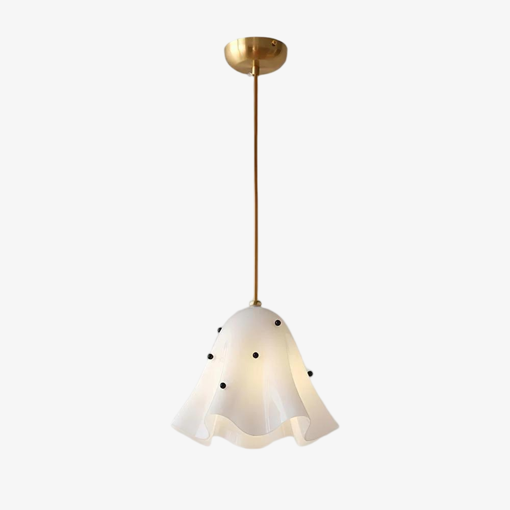 Bellina Wave-Edge Glass Pendant Lamp — Organic Contemporary Style for Dining & Living