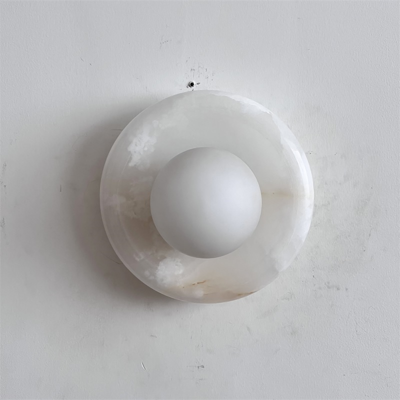 Applique Orli en jade blanc