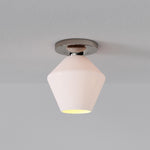 Load image into Gallery viewer, Merin Minimalist Sleek Geometric Glass Flushmount Light
