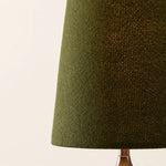 Load image into Gallery viewer, Green velvet chandelier shade texture