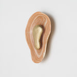 Bild in Gallery-Viewer laden, Oyster Hammerschlag Onyx Wandleuchte