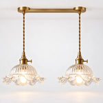 Bild in Gallery-Viewer laden, Vintage Wavy-Edge Glass Pendant Lamp