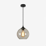 Charger l'image dans la visionneuse de galerie, Smoky Gray Glass Globe Pendant Light