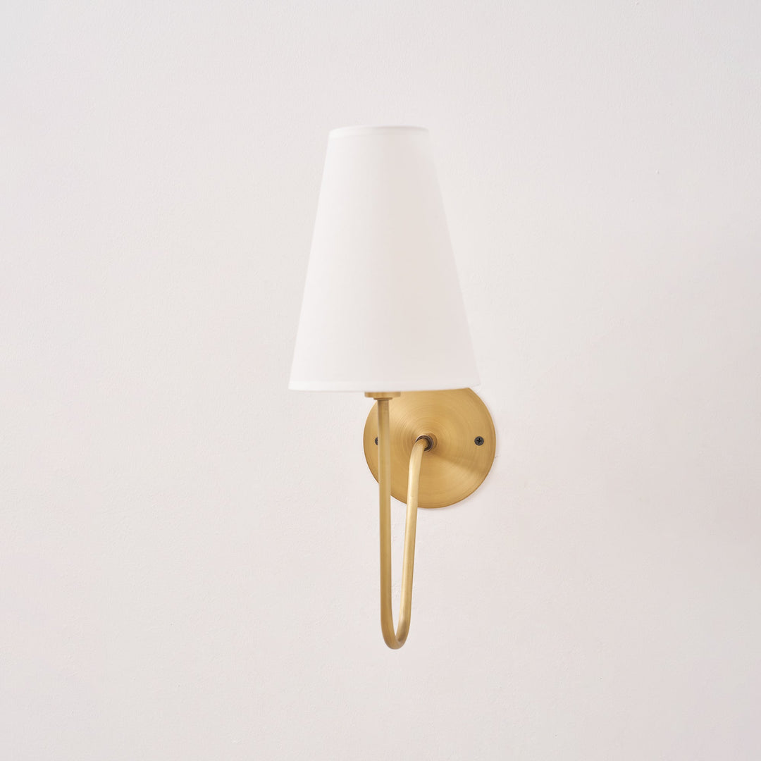 Organische Glas-Scoop-Wandlampe – Minimalistische Moderne Dekorative Ambient-Wandleuchte für Wohnzimmer