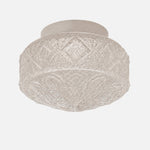 Cargar imagen en el visor de la Galería, Textured sand glass flush mount ceiling light