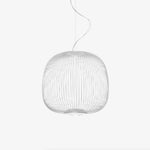 Cargar imagen en el visor de la Galería, Lámpara de suspensión minimalista Radiloop - Diseño inspirado en farol de metal para comedor N48