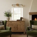 Charger l&#39;image dans la visionneuse de galerie, Mobilux Line Wood and Vanity Light - Bohemian Bathroom Lighting Fixture
