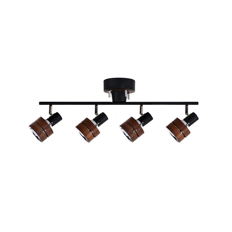 Spot cylindrique nordique à 4 lampes