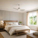 Cargar imagen en el visor de la Galería, Designer Hat Two-Blade Ceiling Fan Light scene image