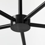 Load image into Gallery viewer, Conica Modern Glass Cone Chandelier – Sculptural 5 Light Brass Design
