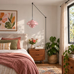 Load image into Gallery viewer, Koloro Millie Plug-In Glass Pendant Light - Retro Colorful Pendant for Modern Interiors