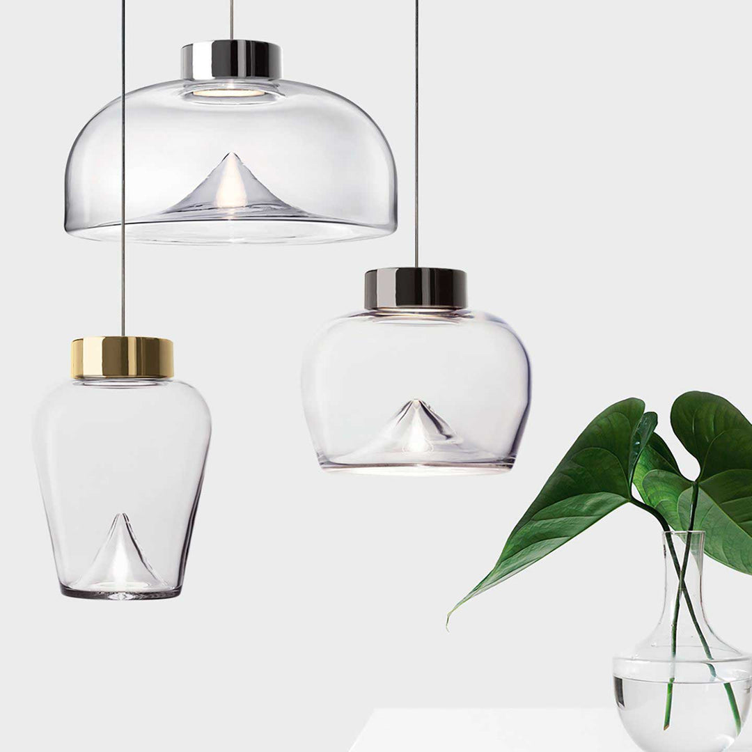 Suspension en verre Aella