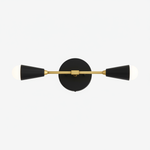 Cargar imagen en el visor de la Galería, Mobilux Line Minimalist Vanity Light Fixture - Mid Century Bathroom Sconce
