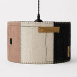 Bild in Gallery-Viewer laden, Natural Loofah Woven Pendant Lamp Wabi Sabi Patchwork Hanging Light
