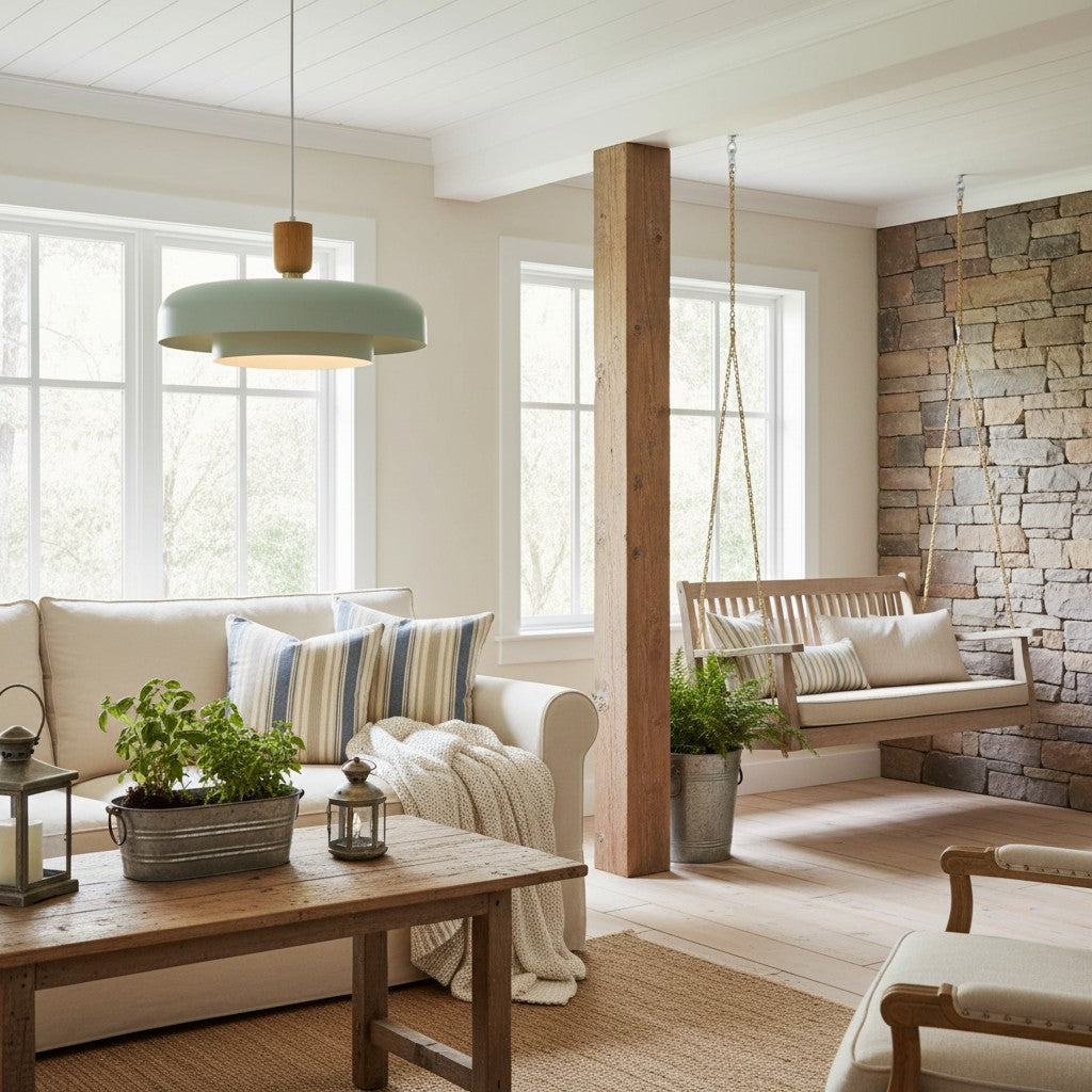 Oribela geschichtete Holzoberfläche moderne minimalistische hängende Pendelleuchte für Inseln und Foyers