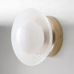 Load image into Gallery viewer, Elorina Bowl Wall Sconce – Elegant Brass And Glass Round Wall Fixture
