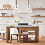 Cargar imagen en el visor de la Galería, Colección de lámparas colgantes de cristal Glavira: vidrio reciclado para la cocina
