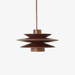 Load image into Gallery viewer, Layered Wood Plug-In Swag Pendant