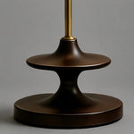 Cargar imagen en el visor de la Galería, Weighted round base and turned metal detail