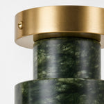 Load image into Gallery viewer, Vintage Green Jade Flush Mount Ceiling Light